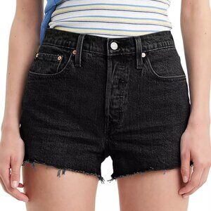 Levi's - Women's Levi's 501 Shorts  | 501 Black Cutoff Jean Shorts | Size 4